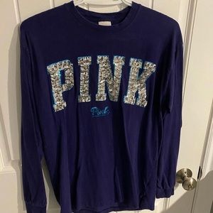 long sleeved PINK shirt